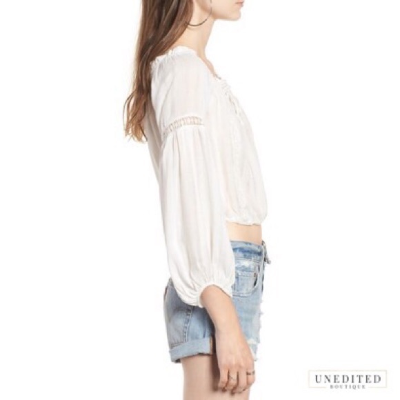 Bohemian Tie Blouse - Picture 3 of 8